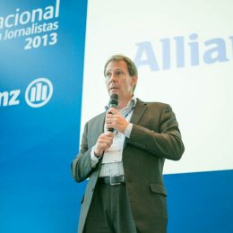 Edward Lange, presidente da Allianz Seguros, durante o 8 Forum Internacional de Seguros para Jornalistas